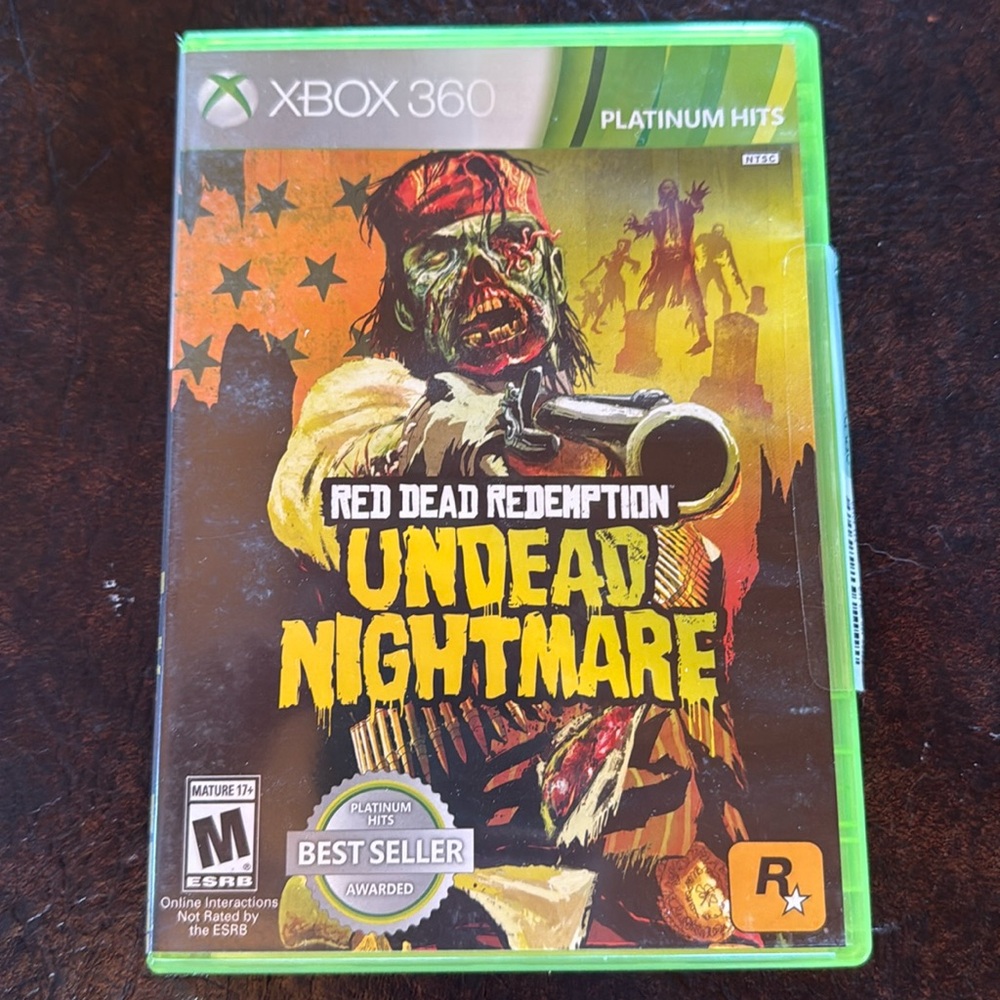 Red Dead Undead Nightmare Xbox 360 Excellent Condition